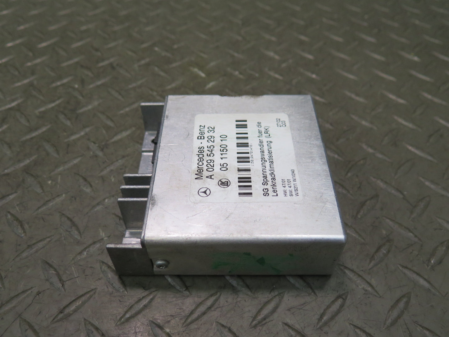 2002-2006 Mercedes W463 G500 Steering Column Control Module 0295452932