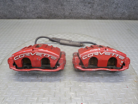 05-13 Chevrolet Corvette C6 Base Set of 2 Front Left & Right Brake Caliper OEM