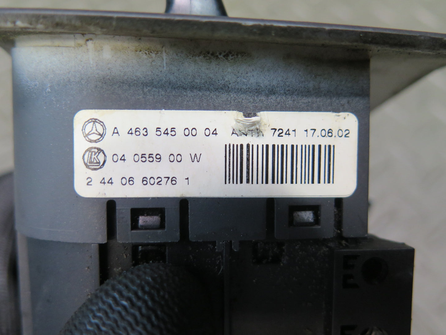 2002-2012 Mercedes W463 G500 G550 G55 AMG Headlamp Mirror Control Switch Black