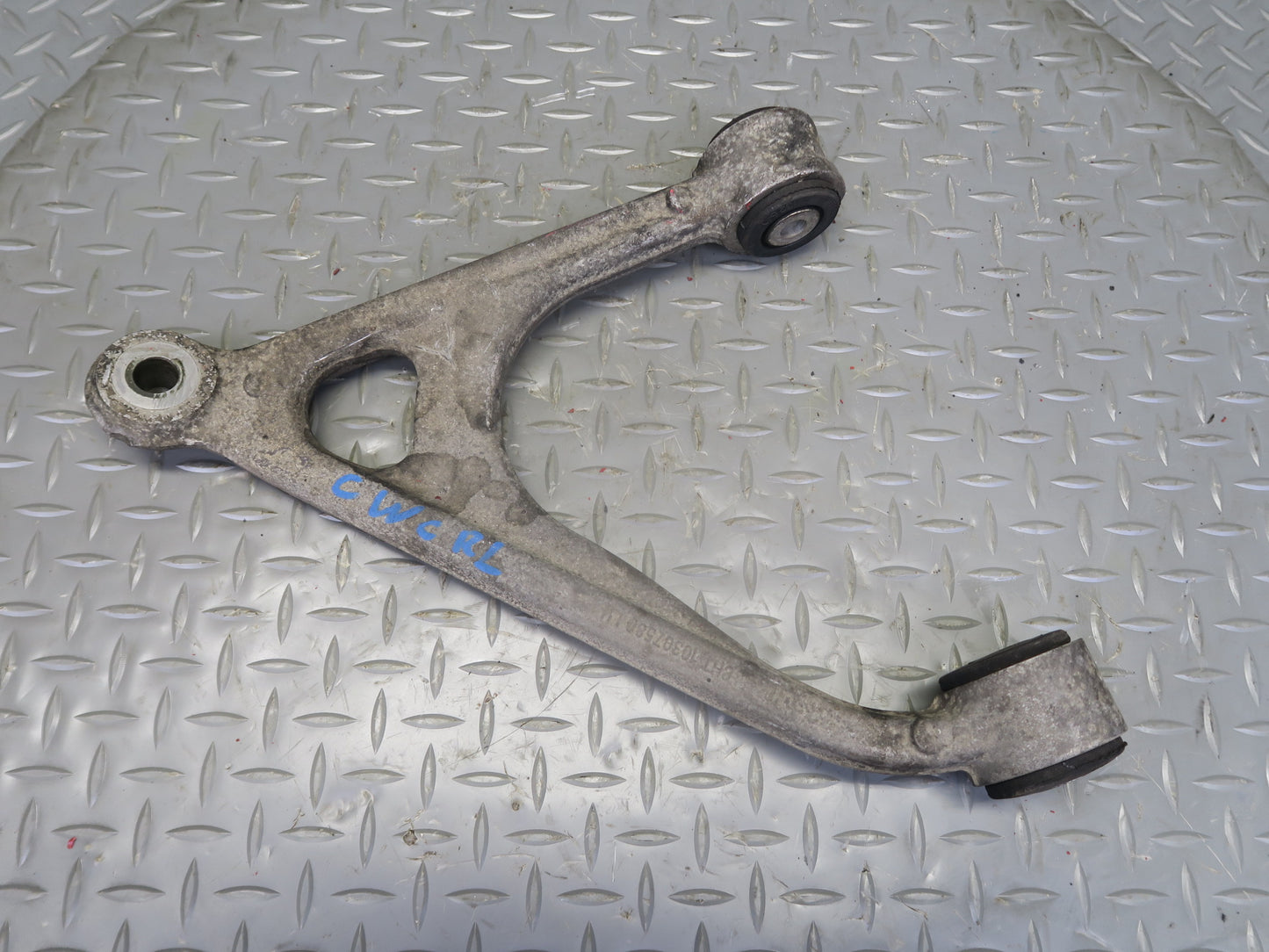 05-13 Chevrolet Corvette C6 Rear Left Upper Lower Control Arm w Tie Rod Set OEM