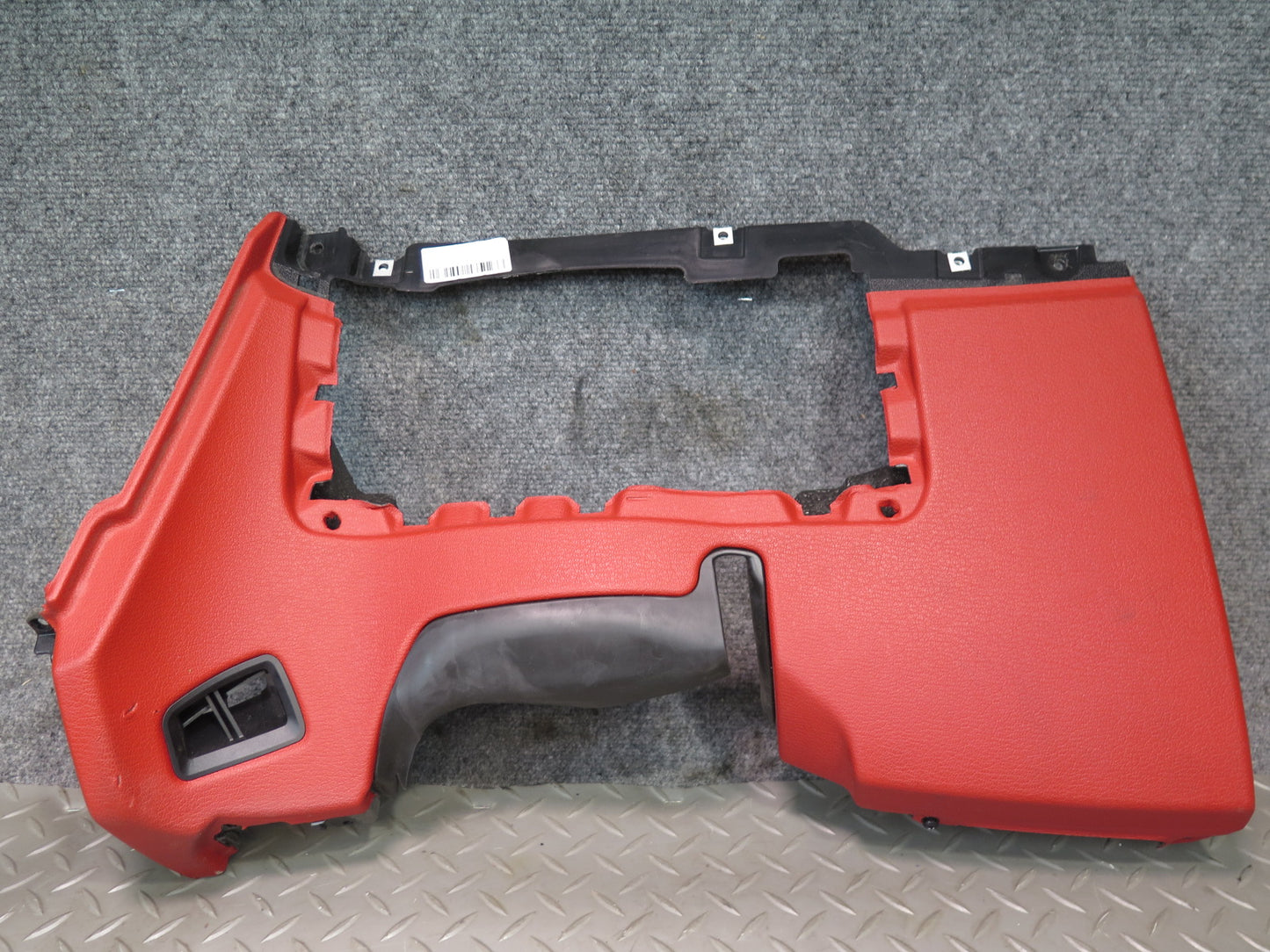 09-16 BMW E89 Z4 Front Left Under Dash Knee Trim Cover Panel RED OEM