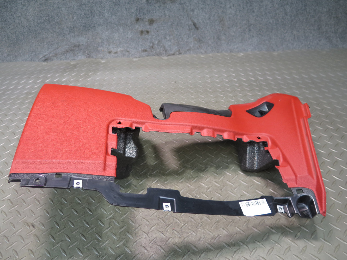 09-16 BMW E89 Z4 Front Left Under Dash Knee Trim Cover Panel RED OEM