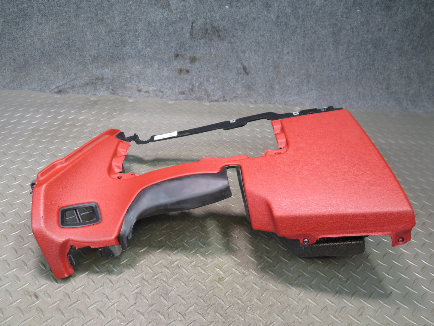 09-16 BMW E89 Z4 Front Left Under Dash Knee Trim Cover Panel RED OEM