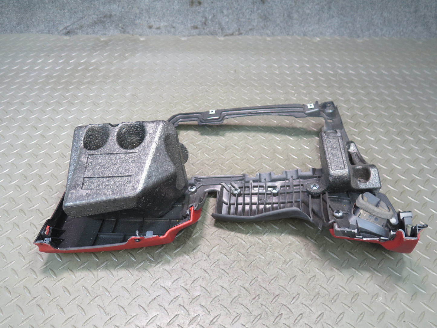 09-16 BMW E89 Z4 Front Left Under Dash Knee Trim Cover Panel RED OEM