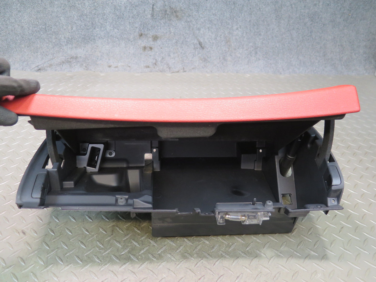 09-16 BMW E89 Z4 Dash Front Right Glove Box Compartment Storage Korall RED OEM