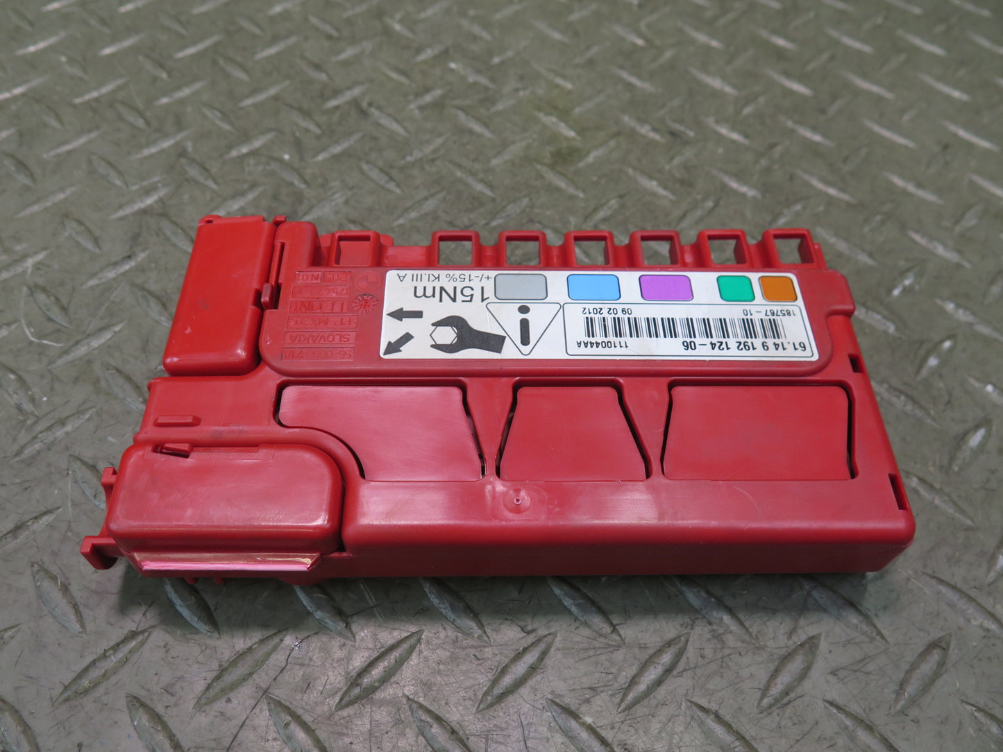 09-16 BMW E89 Z4 Battery Positive Terminal Junction Fuse Box 9192124 OEM