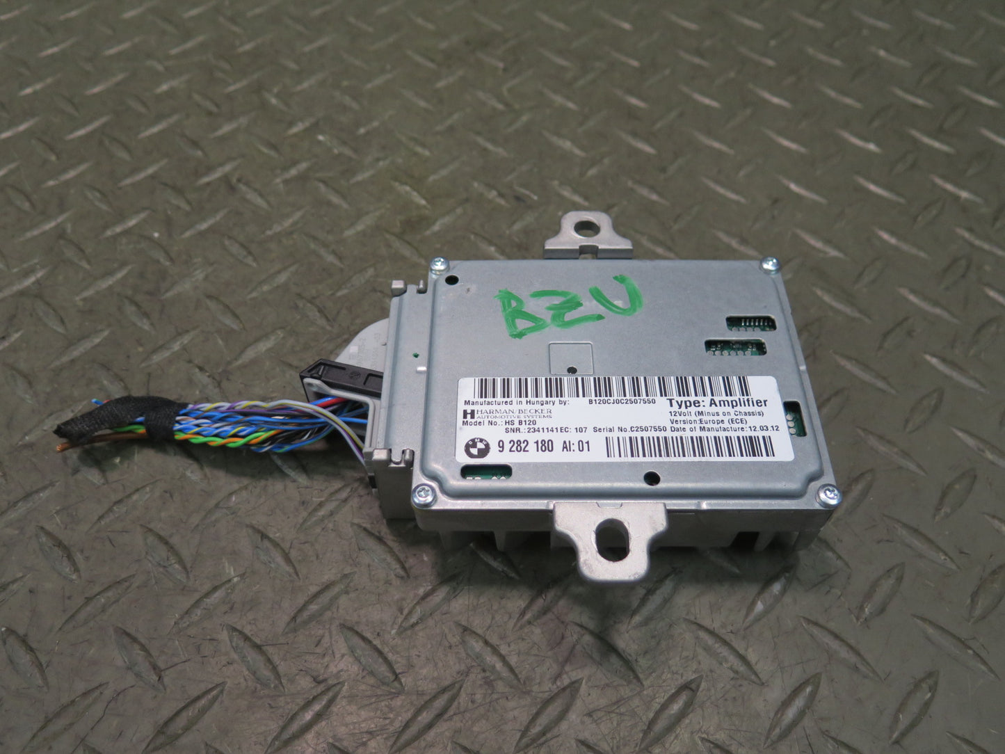 12-13 BMW E89 Z4 N28 Harman Active Sound System Amplifier Module 9282180 OEM