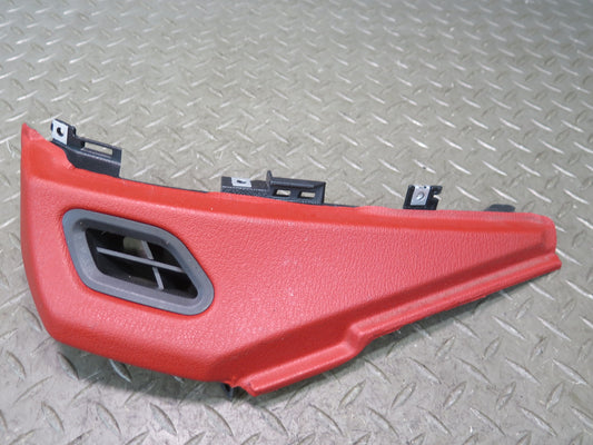 09-16 BMW Z4 E89 Front Center Console Right Side Cover Panel Trim RED OEM