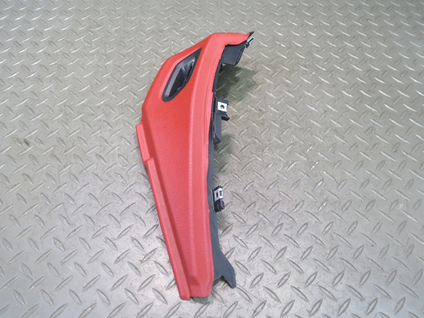09-16 BMW Z4 E89 Front Center Console Right Side Cover Panel Trim RED OEM