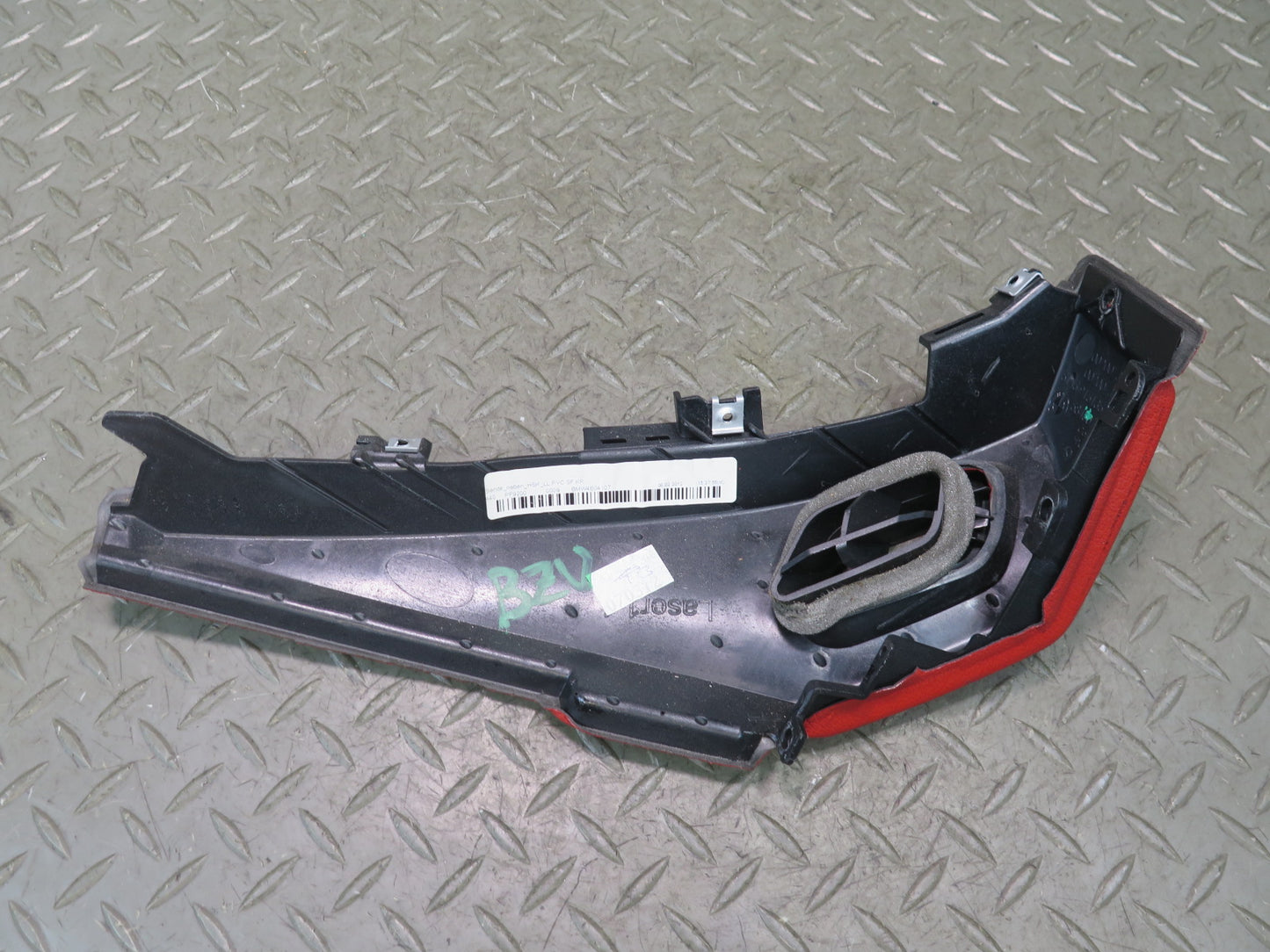 09-16 BMW Z4 E89 Front Center Console Right Side Cover Panel Trim RED OEM
