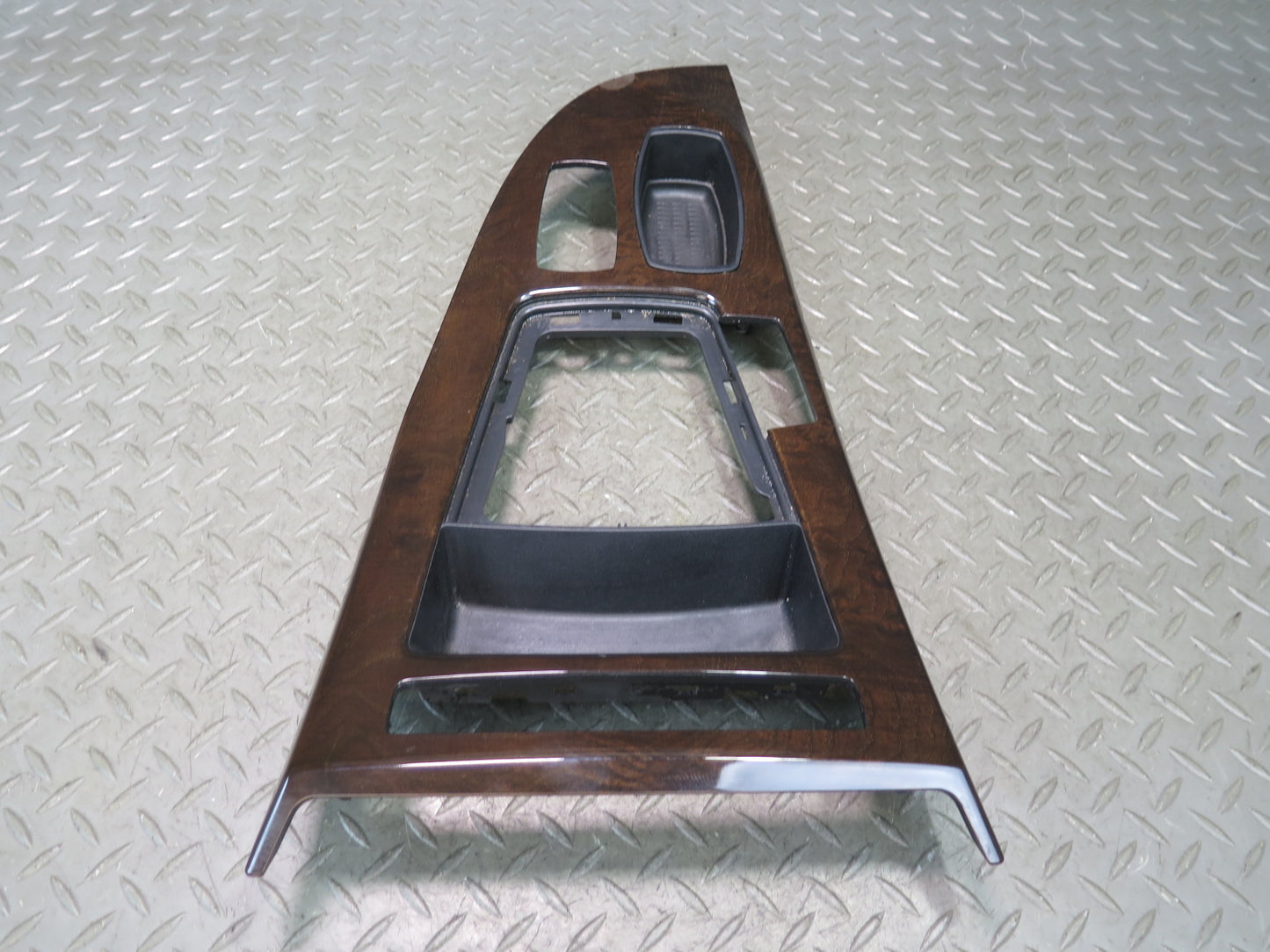 09-16 BMW E89 Z4 A/T Front Center Console Shifter Wood Trim Panel 9150230 OEM