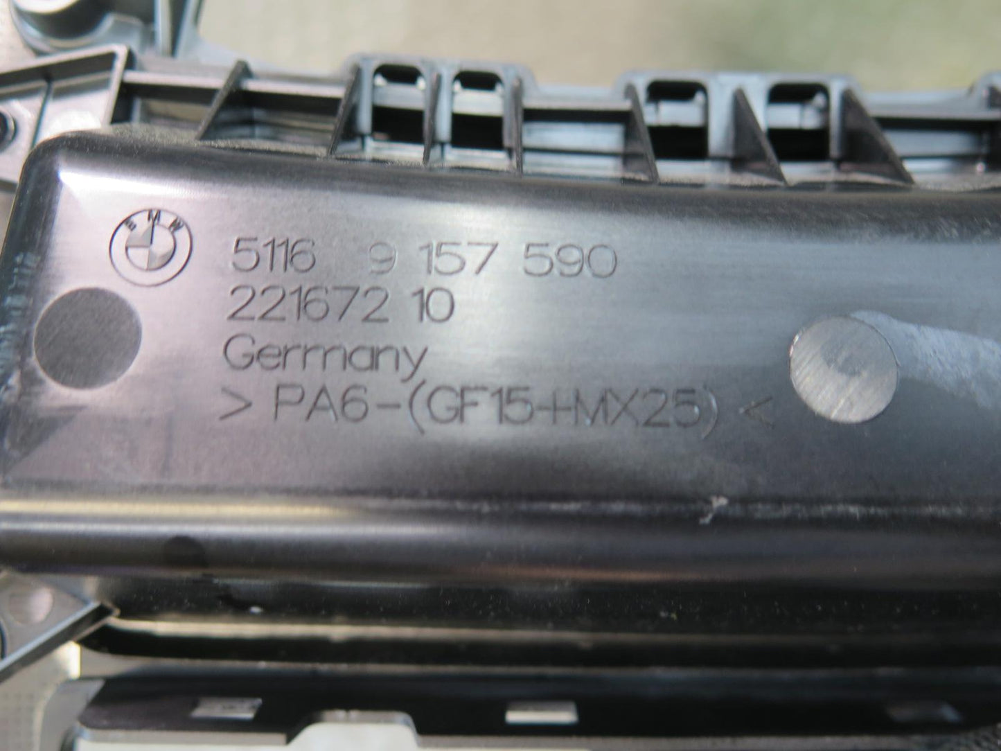 09-16 BMW E89 Z4 A/T Front Center Console Shifter Wood Trim Panel 9150230 OEM
