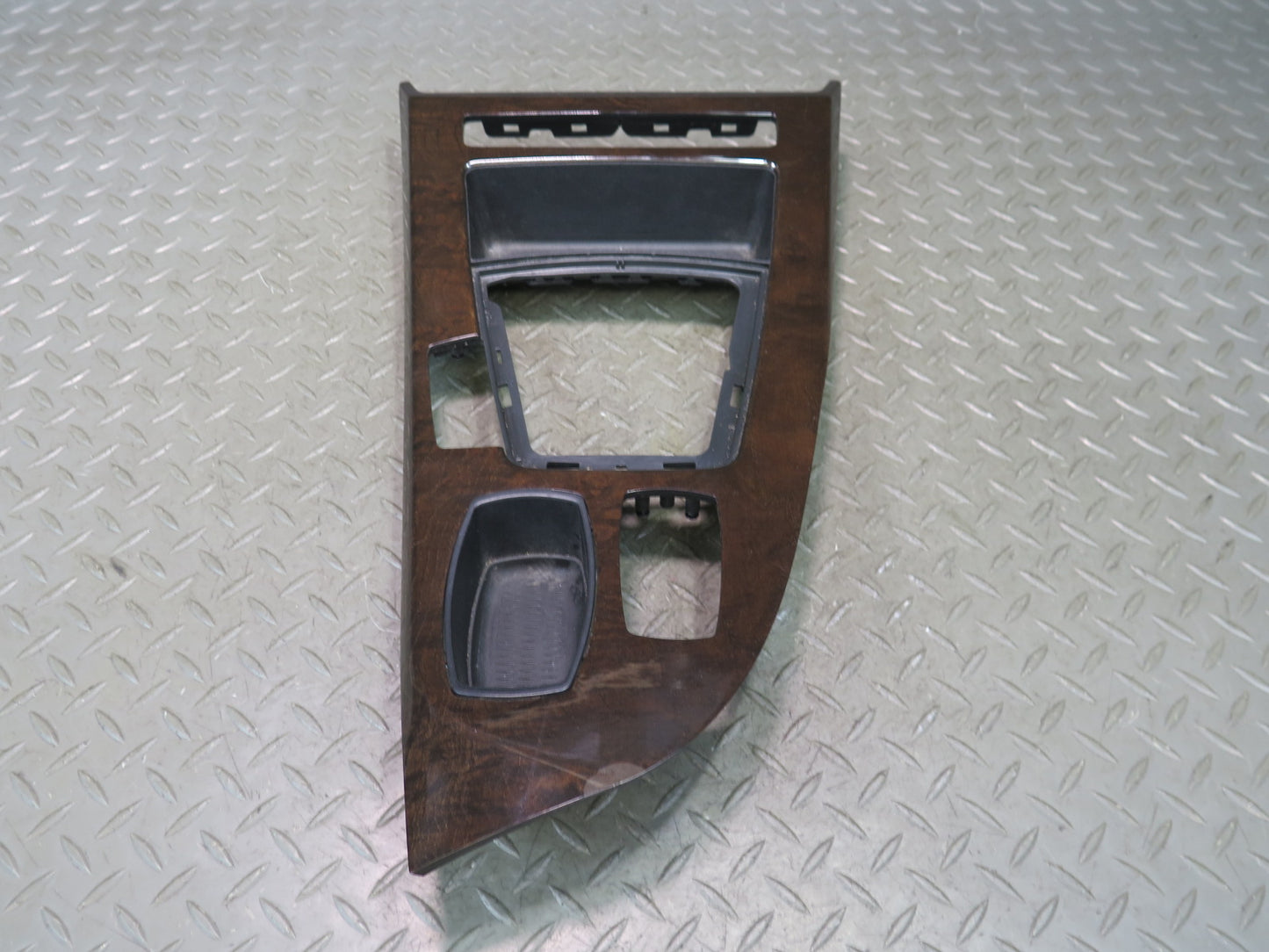 09-16 BMW E89 Z4 A/T Front Center Console Shifter Wood Trim Panel 9150230 OEM
