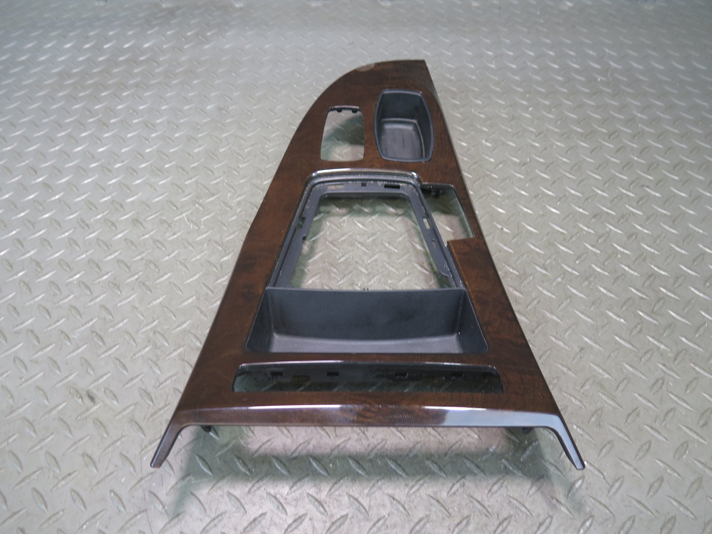 09-16 BMW E89 Z4 A/T Front Center Console Shifter Wood Trim Panel 9150230 OEM