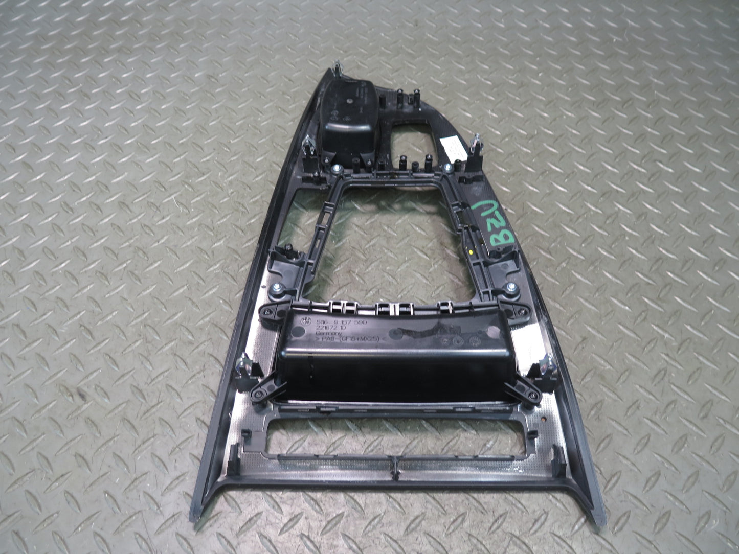 09-16 BMW E89 Z4 A/T Front Center Console Shifter Wood Trim Panel 9150230 OEM
