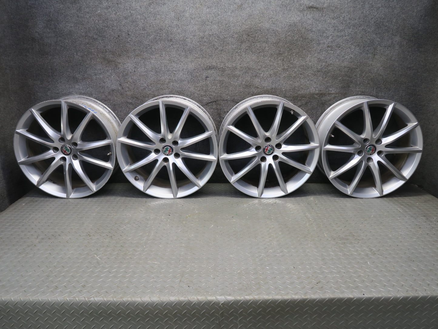 2017-2023 Alfa Romeo Stelvio Alloy R19" Wheel 10 Spoke Rim 19x8J ET34 Set of 4