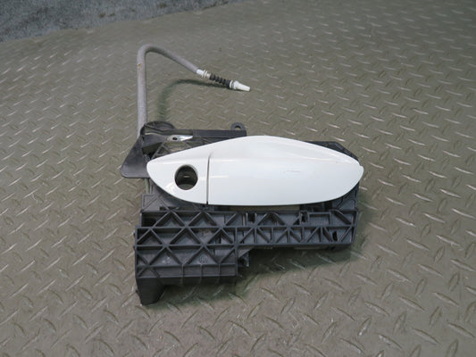09-16 BMW E89 Z4 Left Driver Door Exterior Handle White OEM