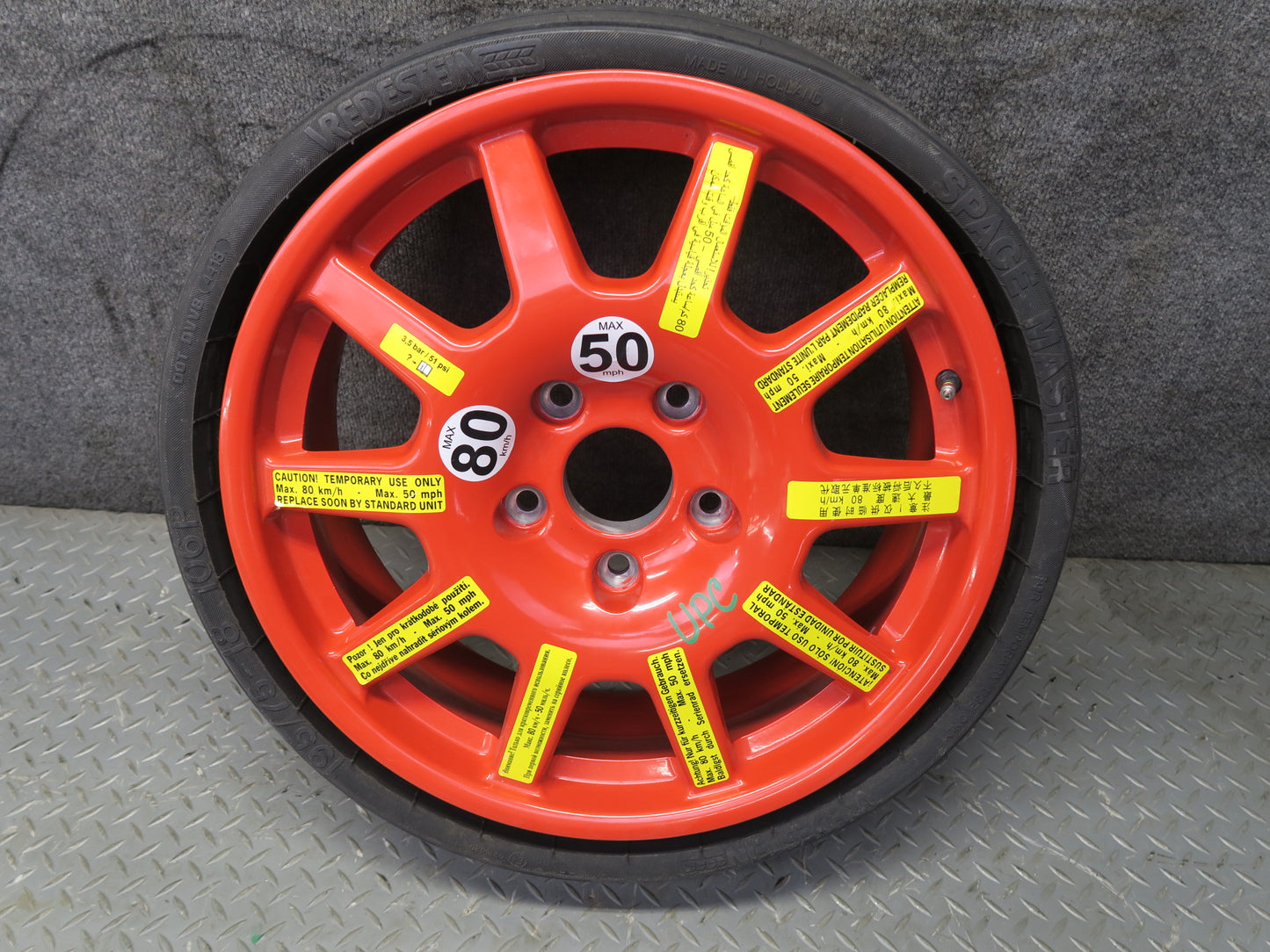 2011-2018 Porsche Cayenne 958 Emergency R18" Spare Tire Wheel Rim 18x6.5J ET28