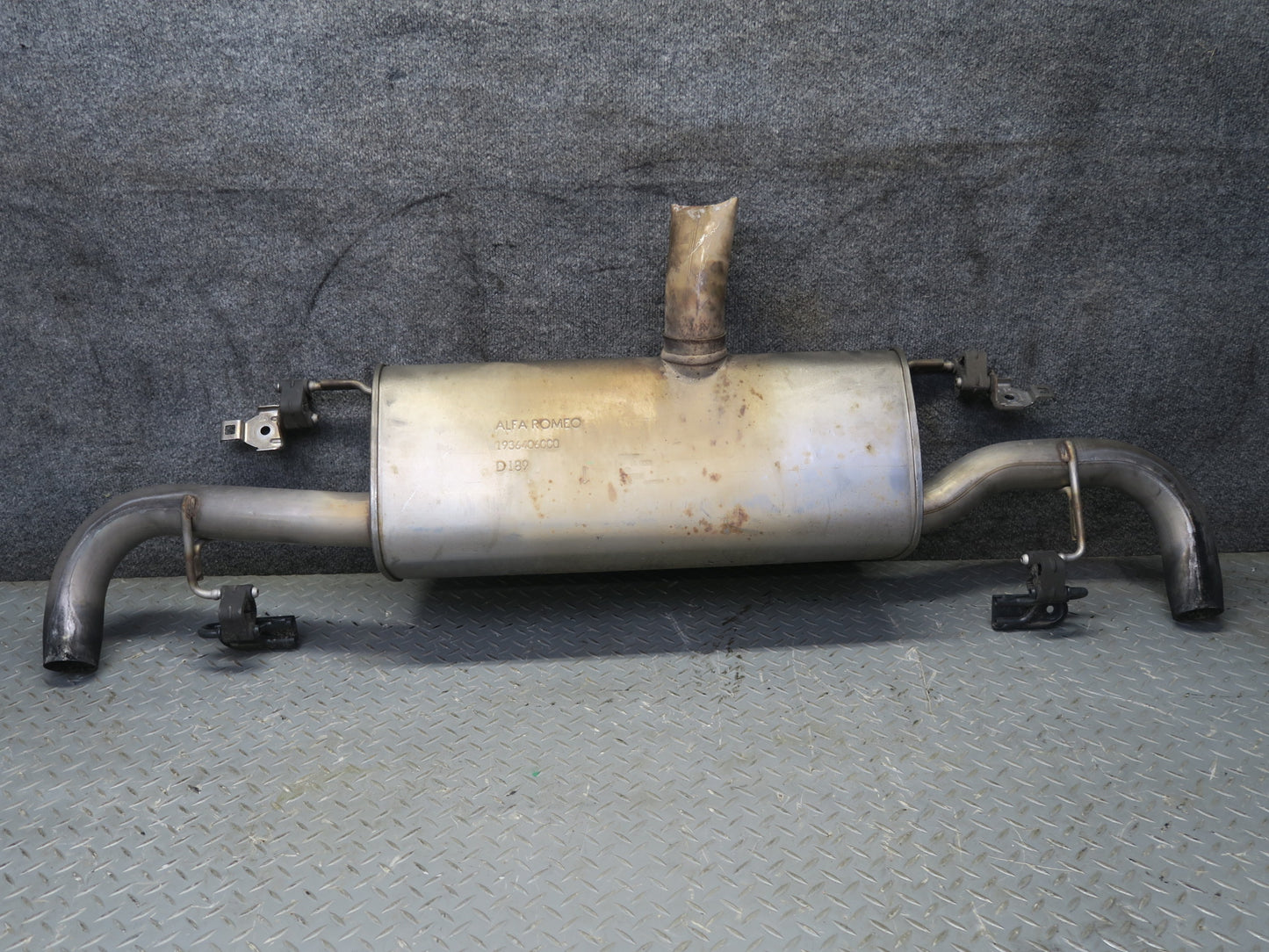 2017-2023 Alfa Romeo Stelvio Q4 2.0L Rear Exhaust Muffler Assembly
