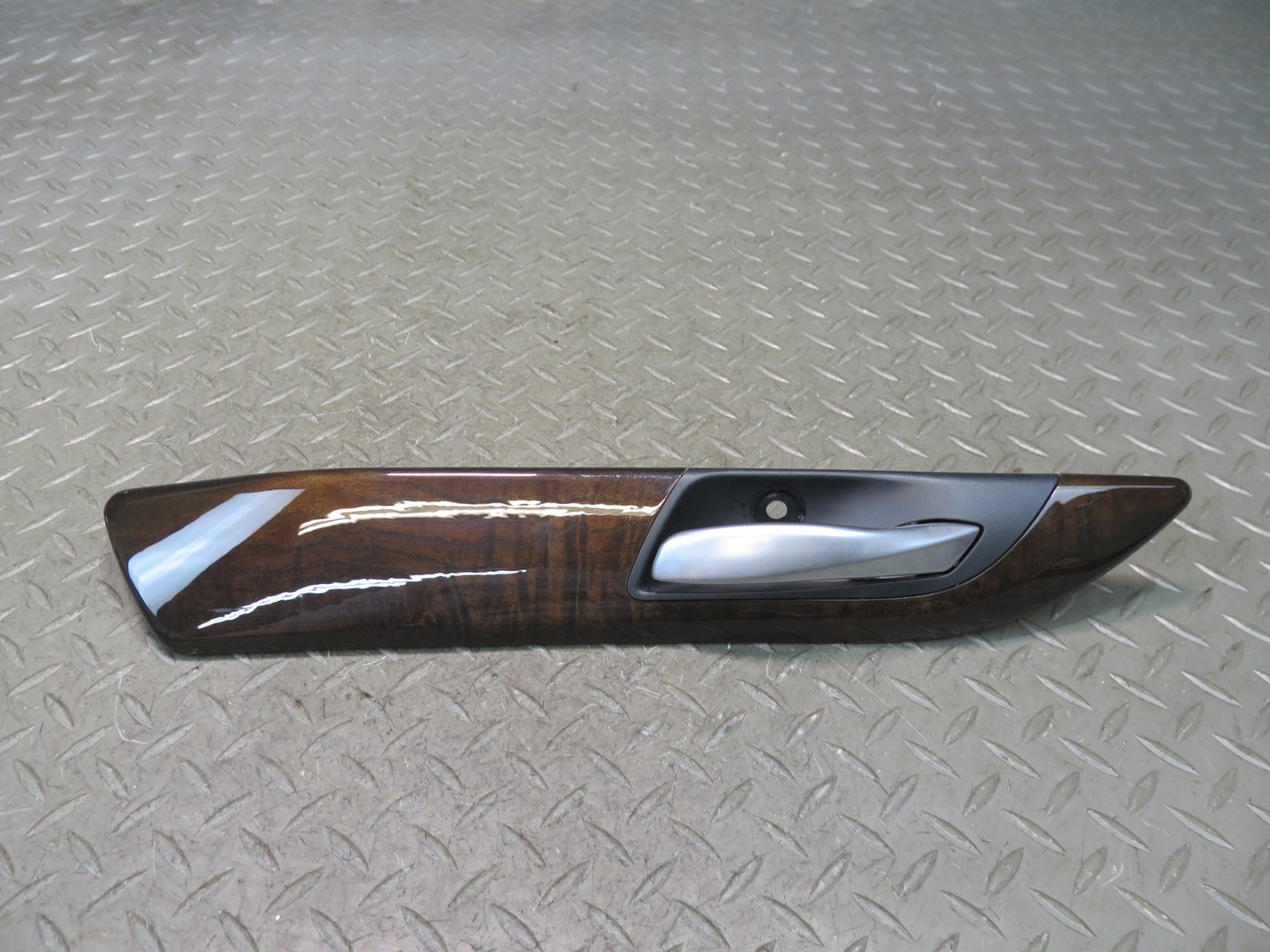 09-16 BMW E89 Z4 Set of 2 Left & Right Interior Door Handle w Wood Trim OEM