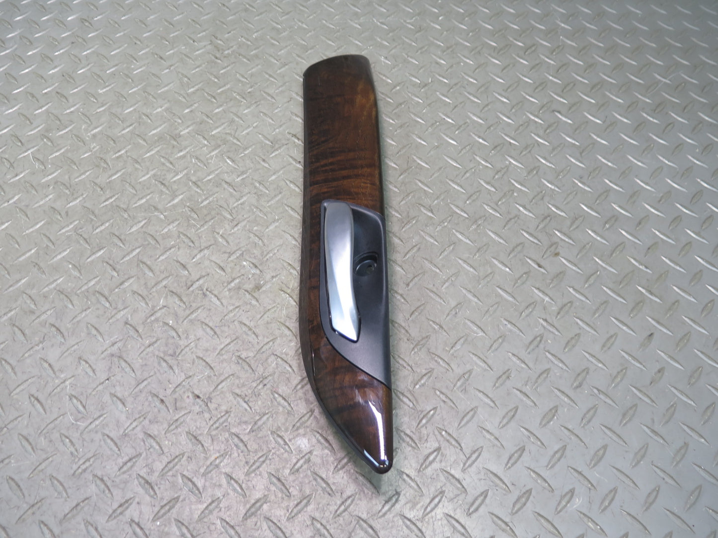 09-16 BMW E89 Z4 Set of 2 Left & Right Interior Door Handle w Wood Trim OEM