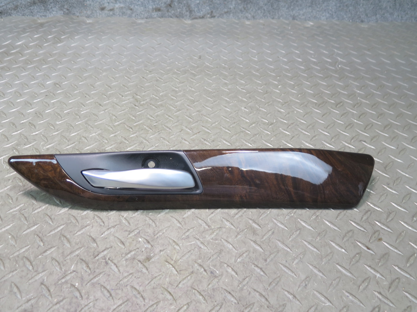 09-16 BMW E89 Z4 Set of 2 Left & Right Interior Door Handle w Wood Trim OEM