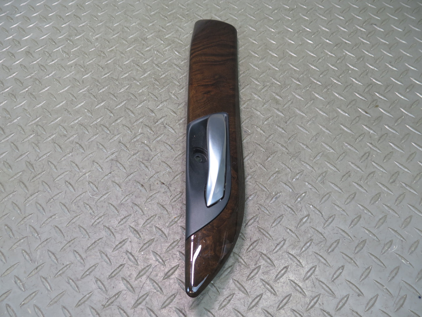 09-16 BMW E89 Z4 Set of 2 Left & Right Interior Door Handle w Wood Trim OEM