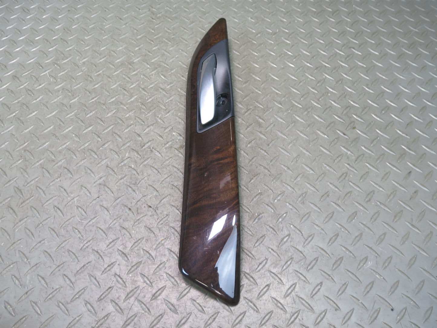 09-16 BMW E89 Z4 Set of 2 Left & Right Interior Door Handle w Wood Trim OEM