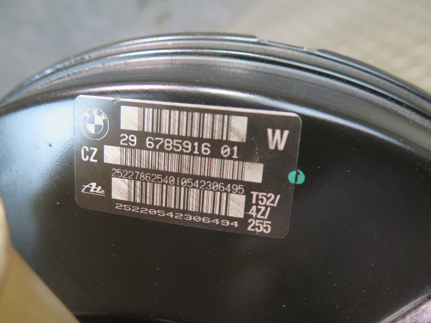 09-16 BMW E89 Z4 Brake Master Cylinder Booster Fluid Reservoir 6785916 OEM