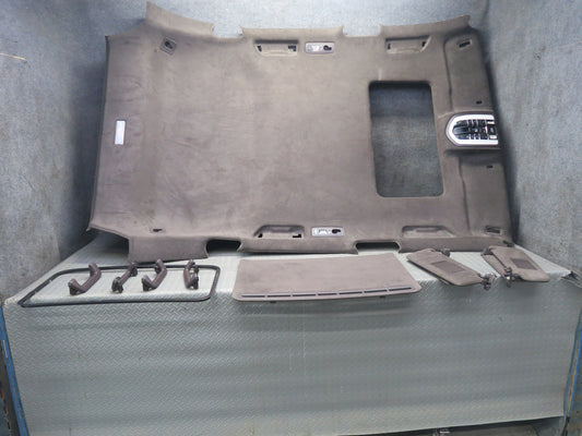 2011-2018 Porsche Cayenne 958 Headliner Sunroof Sun Visor Grab Trim Console Set