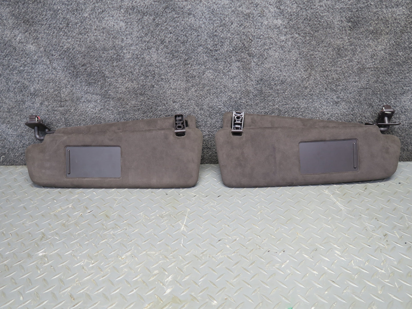 2011-2018 Porsche Cayenne 958 Headliner Sunroof Sun Visor Grab Trim Console Set