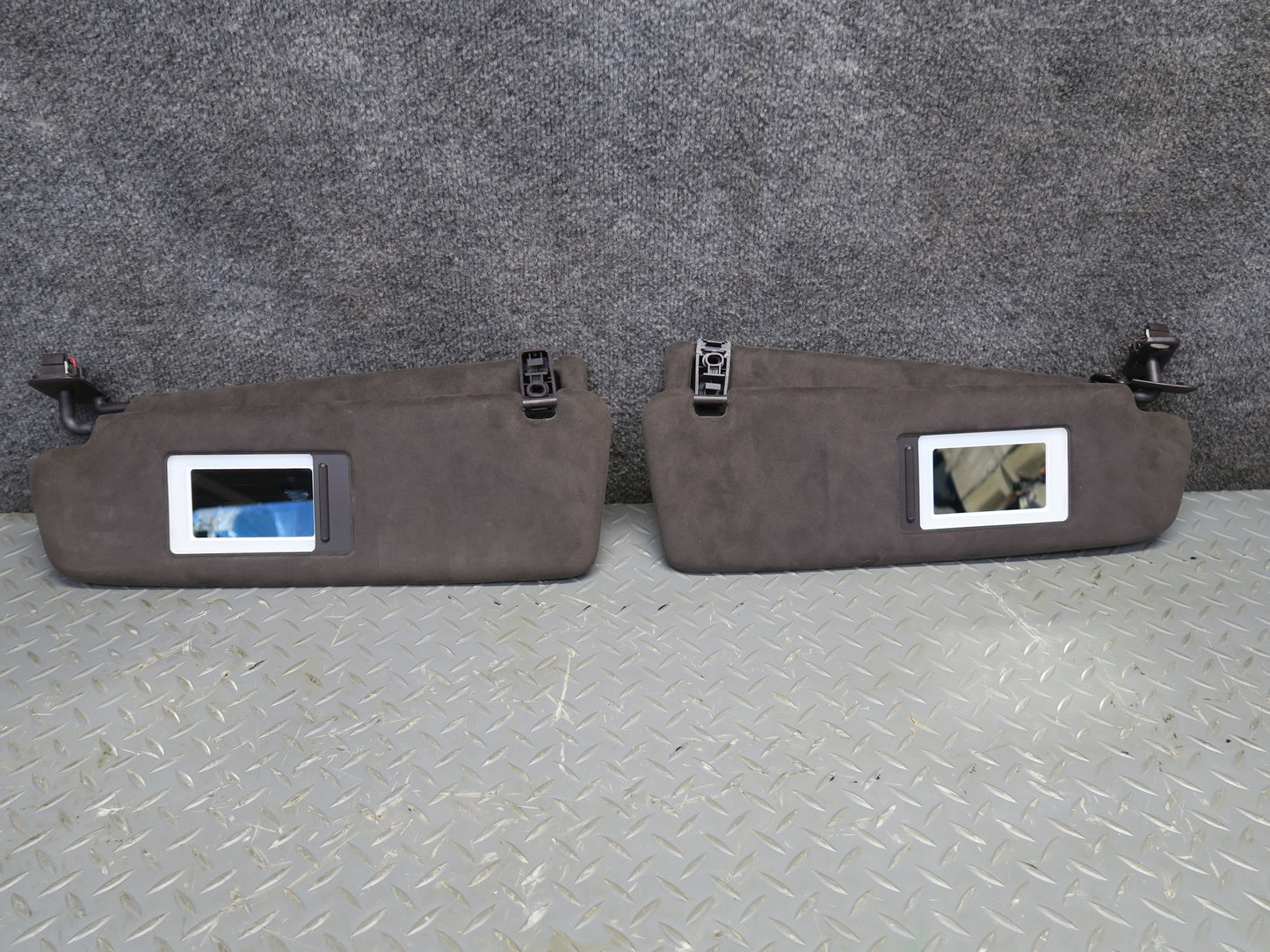 2011-2018 Porsche Cayenne 958 Headliner Sunroof Sun Visor Grab Trim Console Set