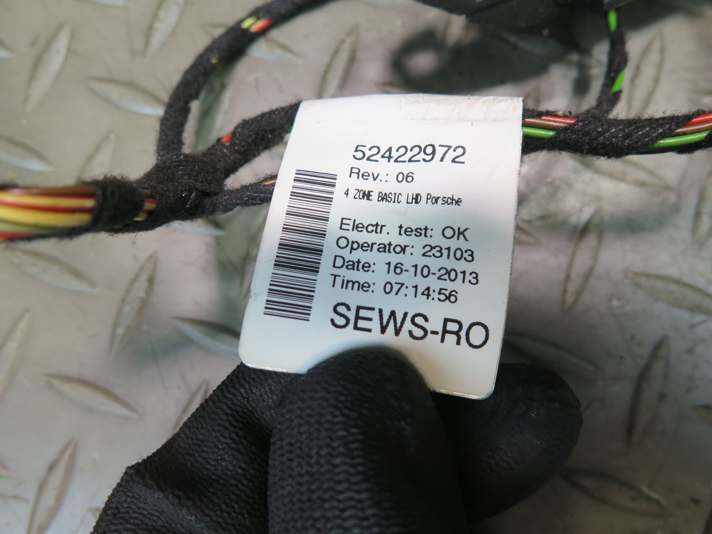 2011-2018 Porsche Cayenne 958 A/C Heater Flap Door Actuator Motor Wiring Set