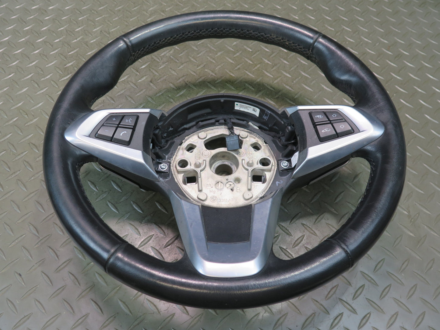 09-16 BMW E89 Z4 Leather Multifunction Sport Steering w Paddles 83K Miles OEM