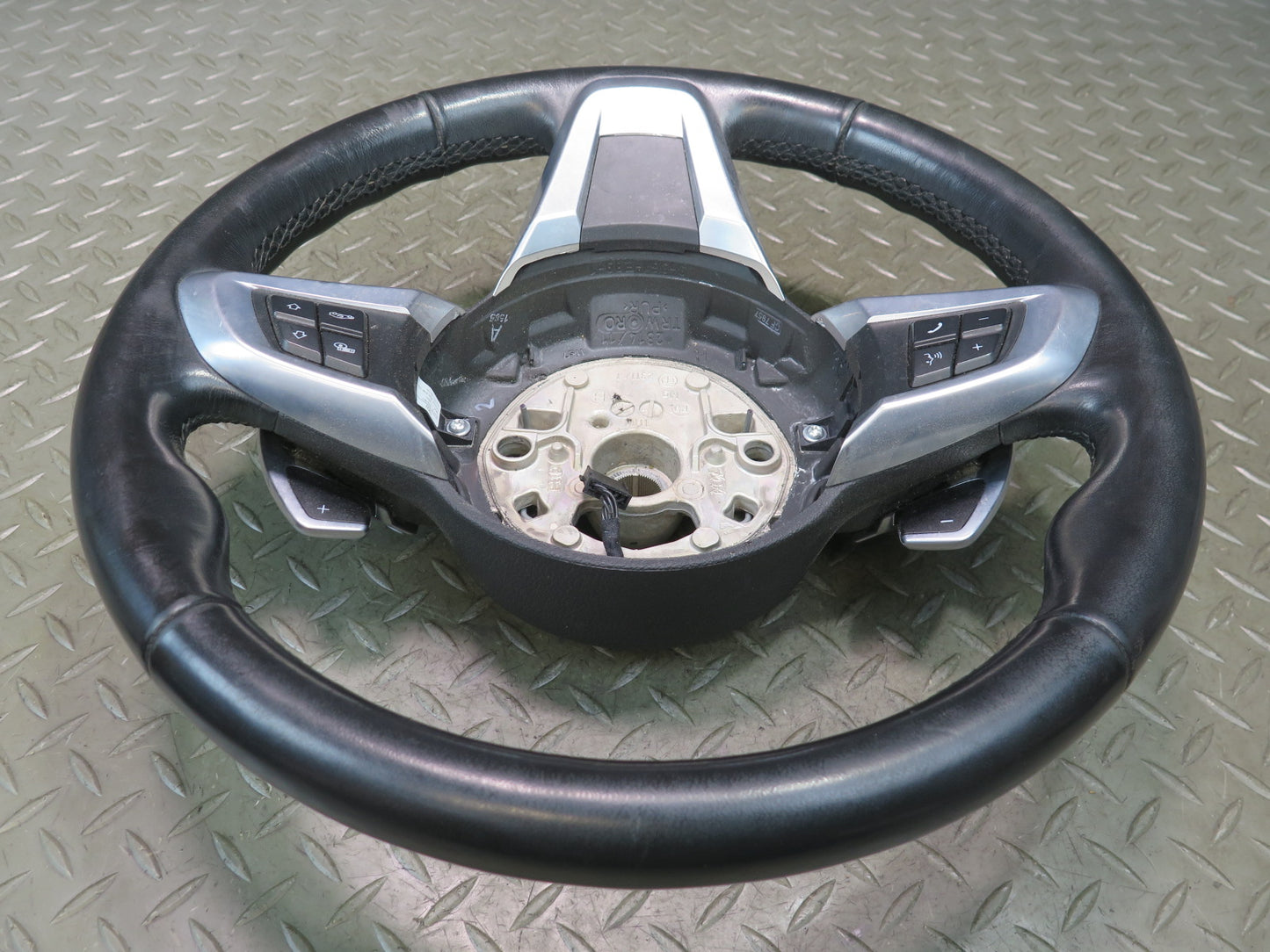 09-16 BMW E89 Z4 Leather Multifunction Sport Steering w Paddles 83K Miles OEM