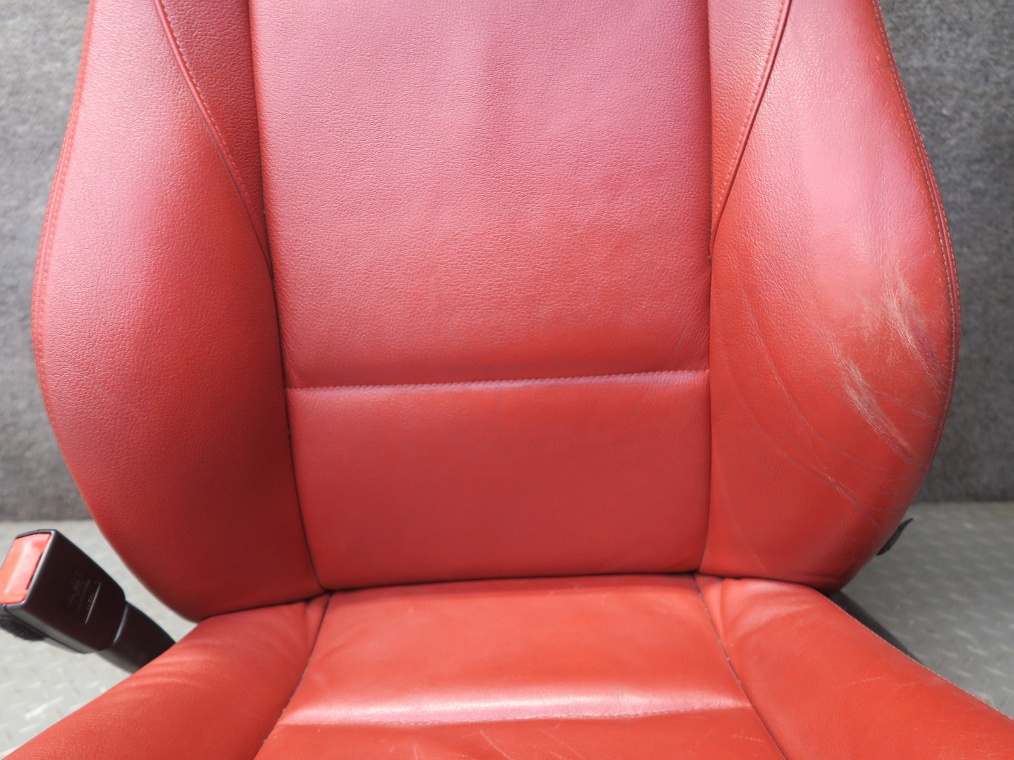 09-16 BMW E89 Z4 Front Left & Right Sport Heated Memory Leather Seat RED Set OEM
