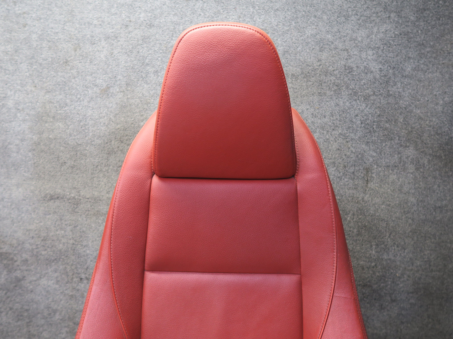 09-16 BMW E89 Z4 Front Left & Right Sport Heated Memory Leather Seat RED Set OEM