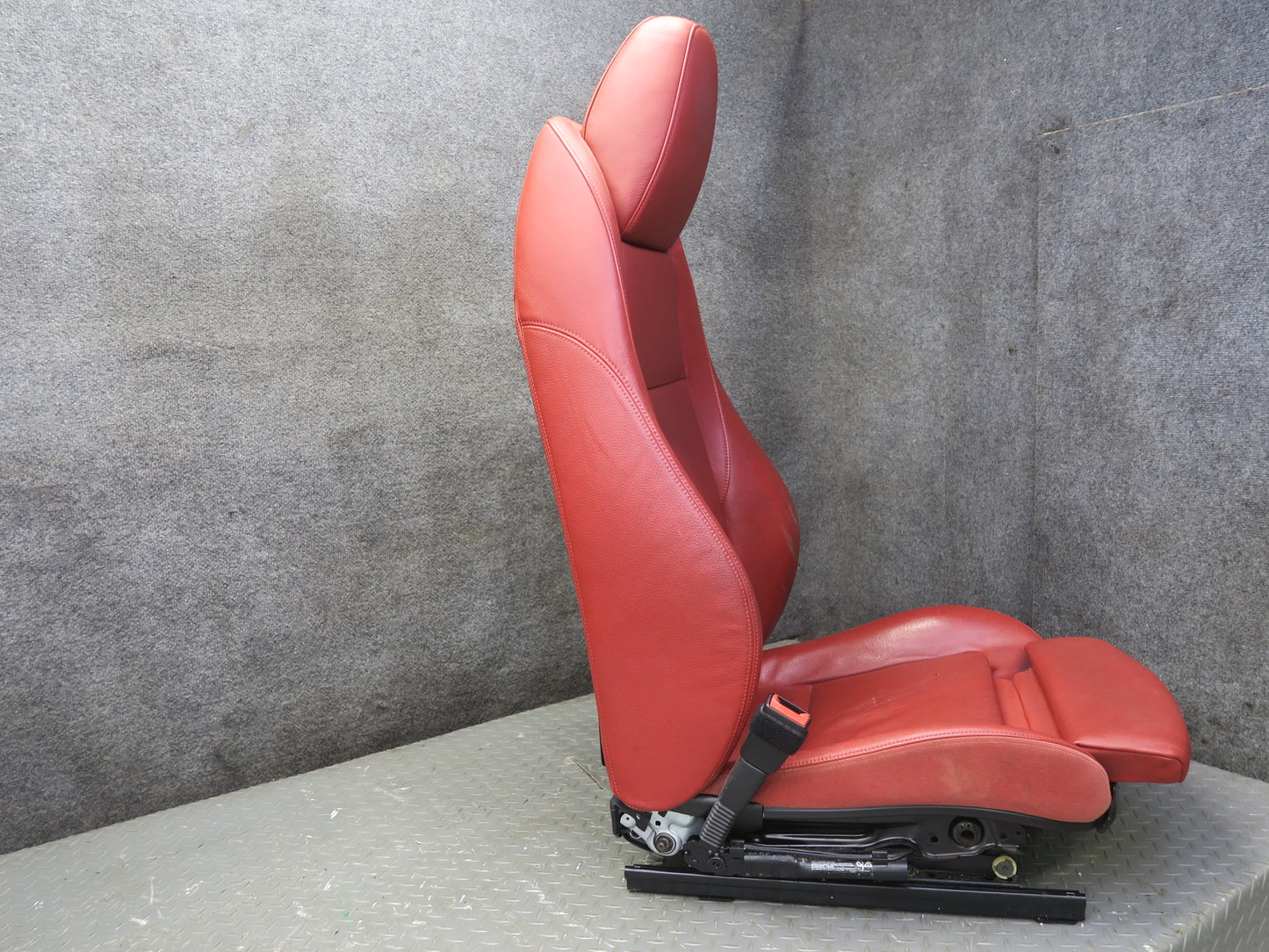 09-16 BMW E89 Z4 Front Left & Right Sport Heated Memory Leather Seat RED Set OEM