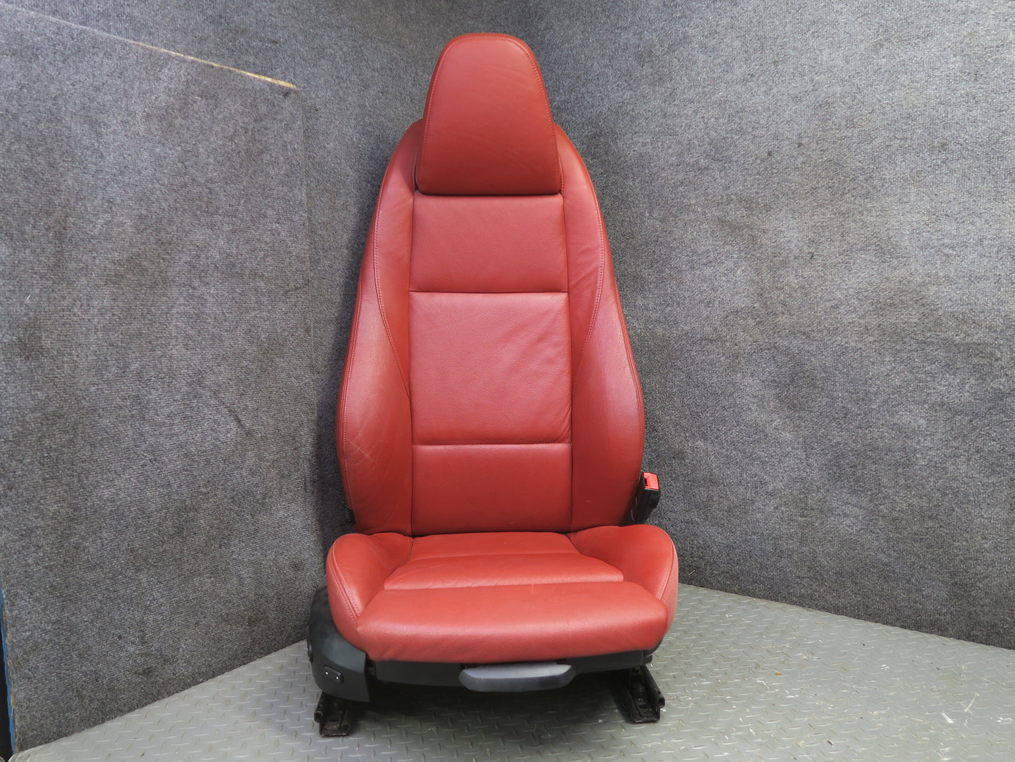 09-16 BMW E89 Z4 Front Left & Right Sport Heated Memory Leather Seat RED Set OEM