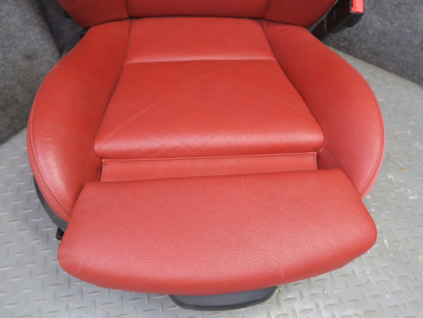 09-16 BMW E89 Z4 Front Left & Right Sport Heated Memory Leather Seat RED Set OEM