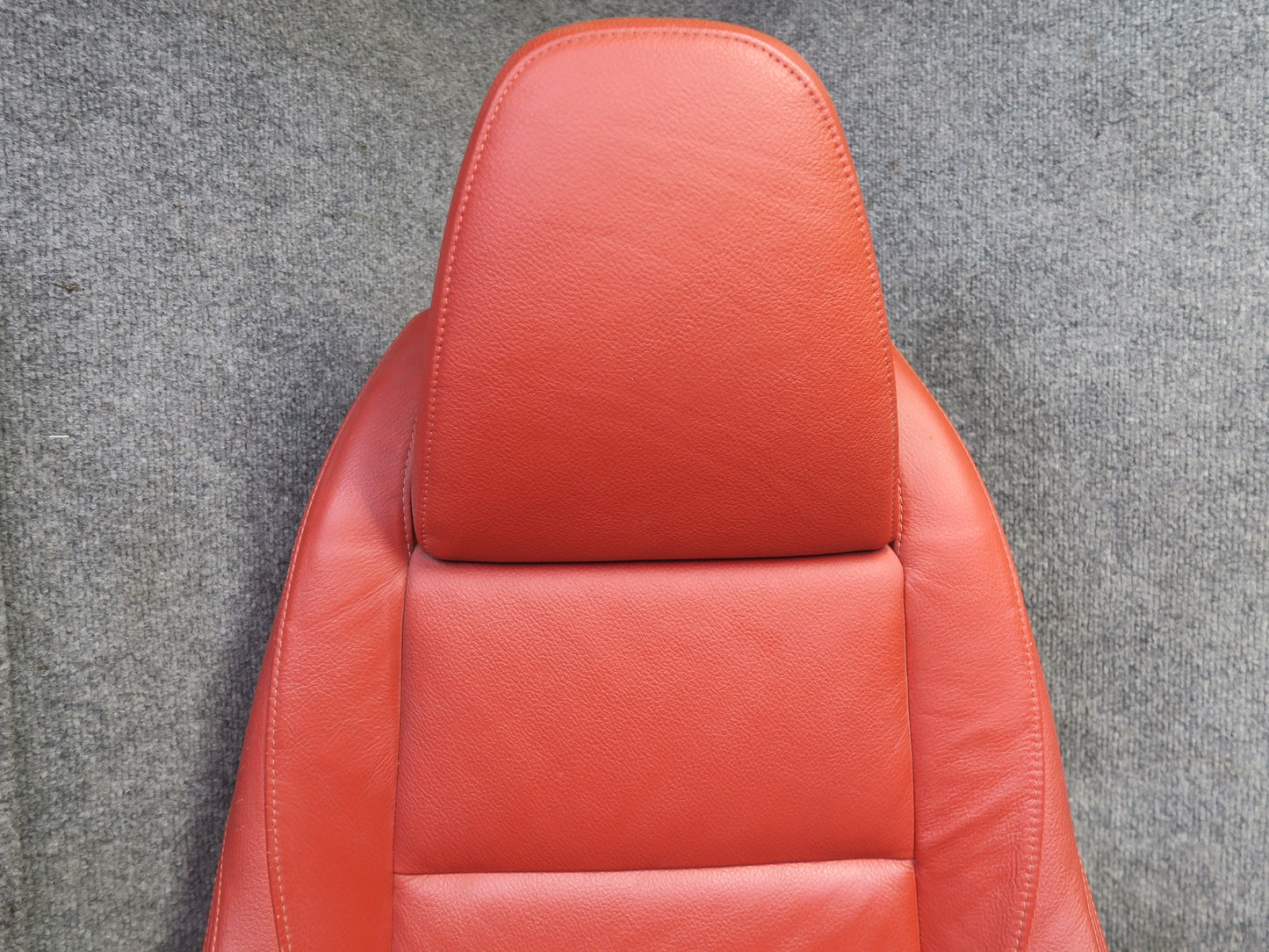 09-16 BMW E89 Z4 Front Left & Right Sport Heated Memory Leather Seat RED Set OEM