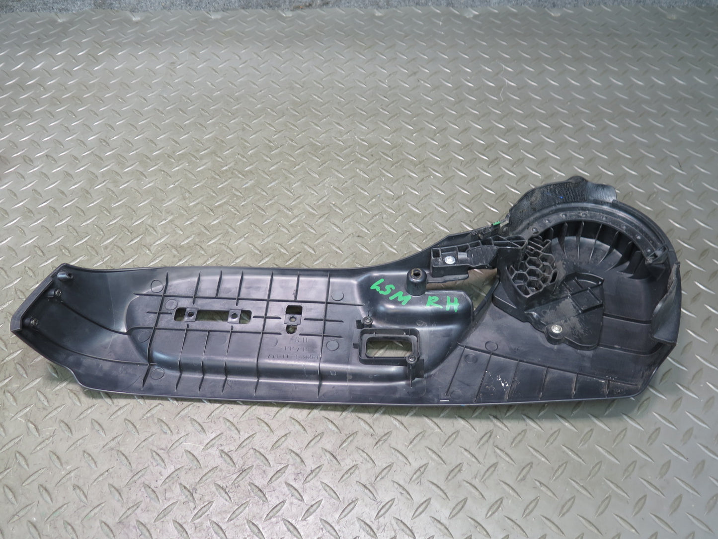 10-13 Lexus IS250 Convertible 13pcs Front Right Seat Trim Black w Switch Set OEM