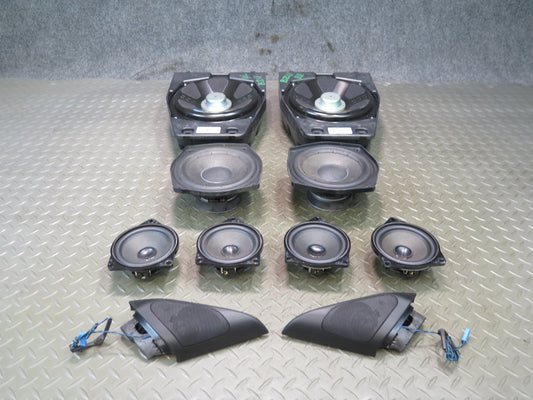 12-16 BMW E89 Z4 10pcs Front & Rear TOP Hifi Subwoofer Speaker Tweeter Set OEM
