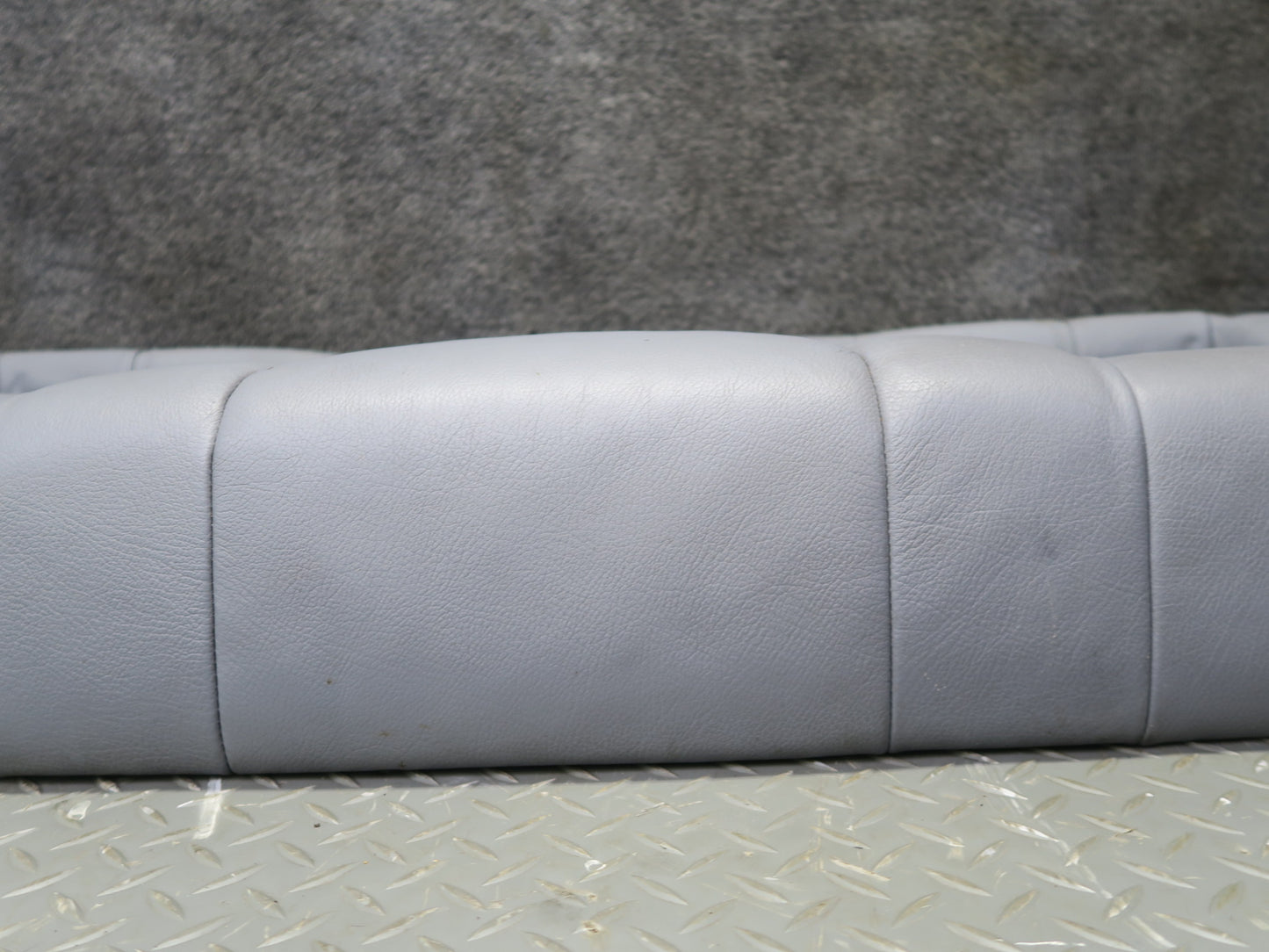 97-03 BMW E39 540ia Sedan Rear Leather Seat Lower Cushion Gray OEM