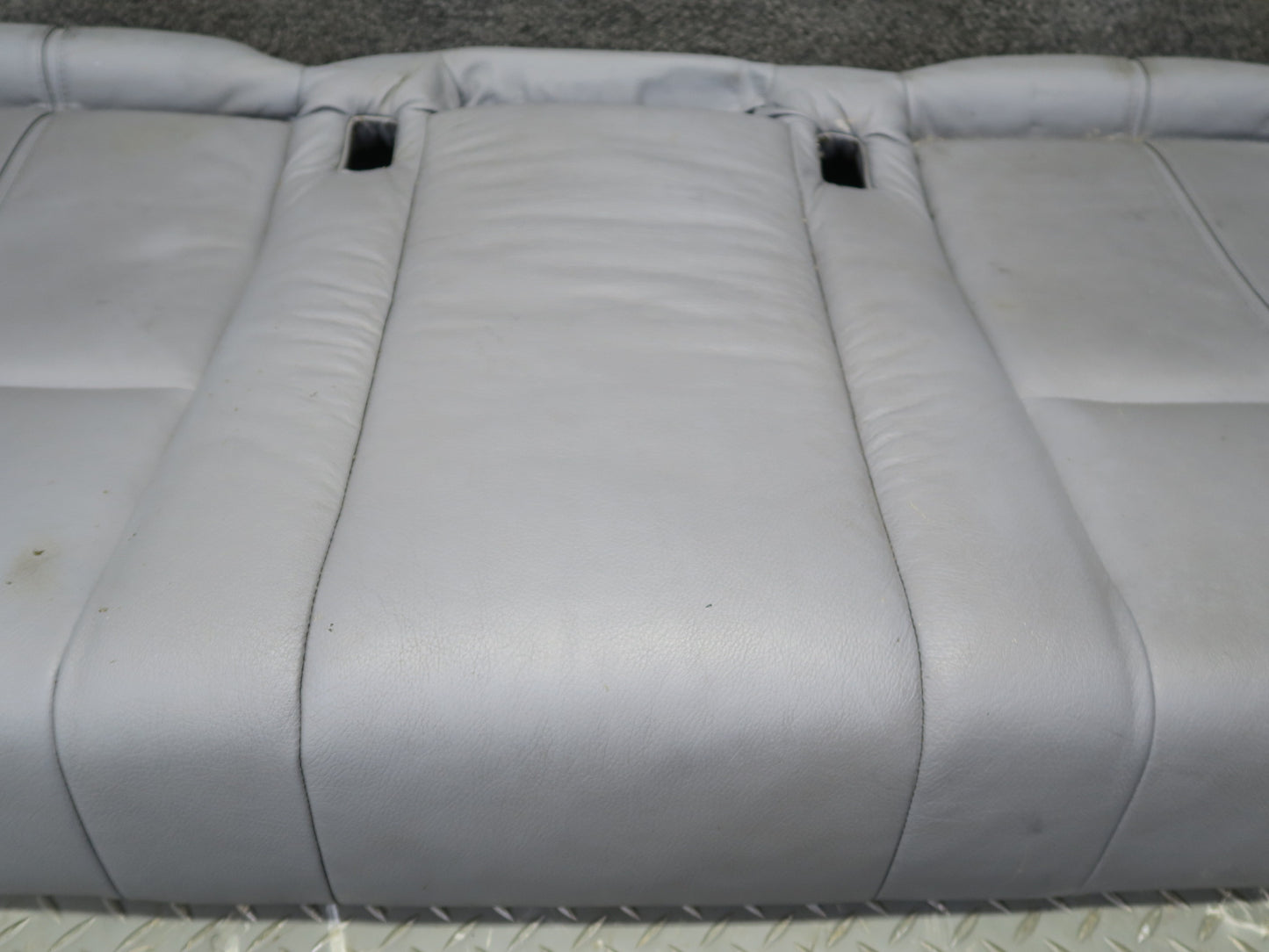 97-03 BMW E39 540ia Sedan Rear Leather Seat Lower Cushion Gray OEM