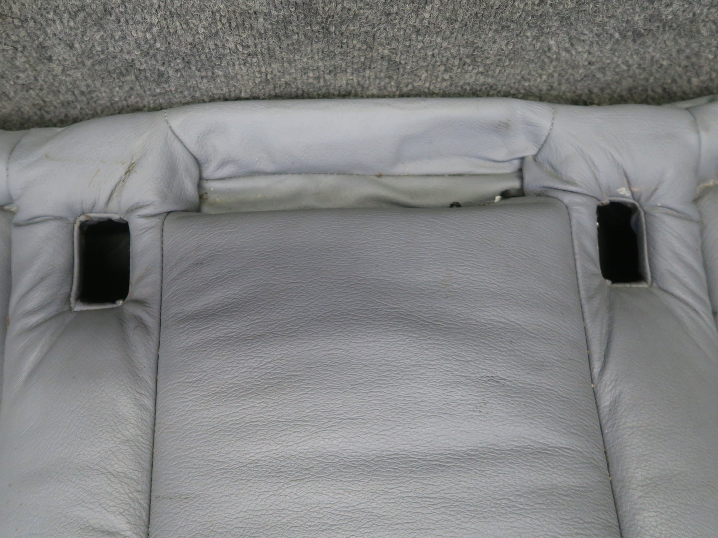 97-03 BMW E39 540ia Sedan Rear Leather Seat Lower Cushion Gray OEM