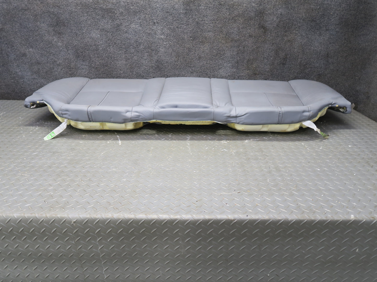 97-03 BMW E39 540ia Sedan Rear Leather Seat Lower Cushion Gray OEM