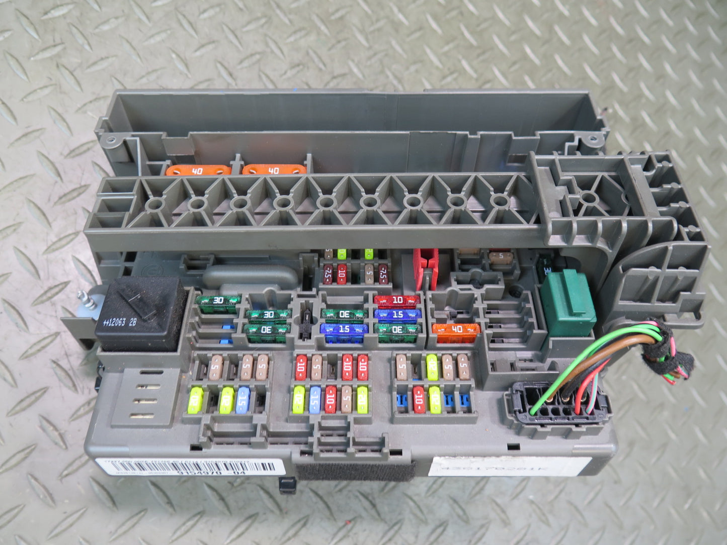 09-16 BMW E89 Z4 Front Power Distribution Fuse Relay Box Module 9154970 OEM
