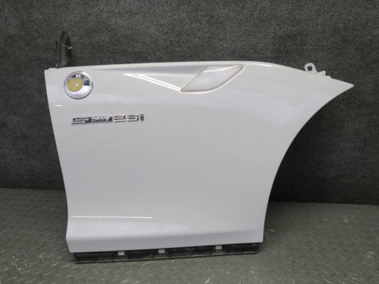 09-13 BMW E89 Z4 Front Right Fender Shell Cover Panel White OEM