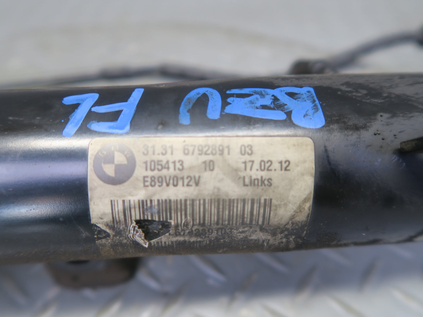 09-16 BMW E89 Z4 28i 30i Set of 2 Front VDC Adaptive Strut Shock Absorber OEM